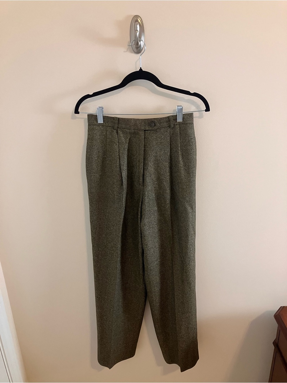 Talbots Pants/Trousers in Brown Tweed Size 4
